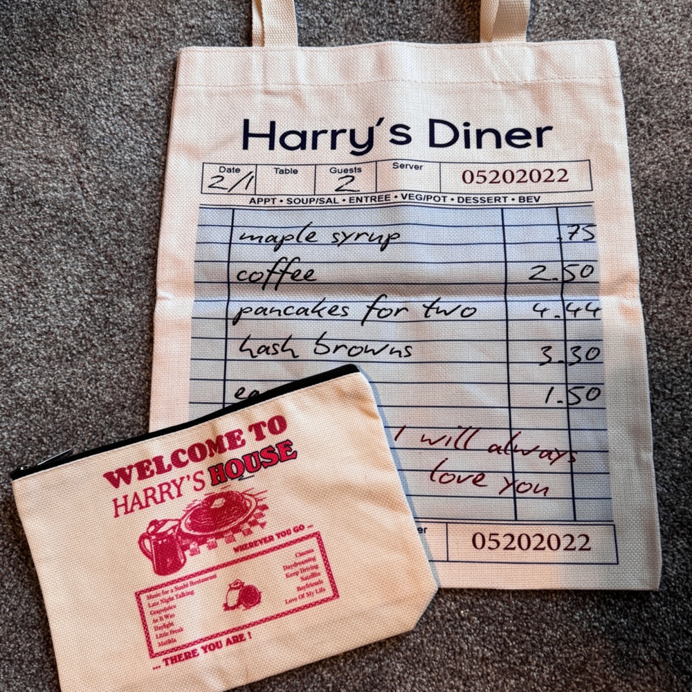 Harry Styles Tote Bag and Pouch